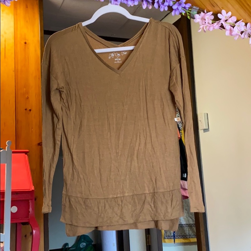 Tan long sleeve